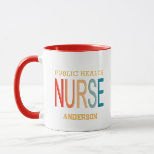 Taza Regalos personalizados para enfermeras de salud pú