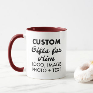 Taza Regalos personalizados para su Maroon Combo Mug 11