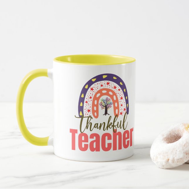 Taza Regalos personalizados únicos para el profesor sal (Con donut)