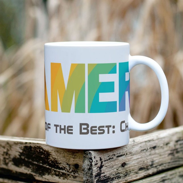 Taza Regalos por el Día del Padre de los personalizados (Custom Birthday Father's Day Gifts for Gamers)