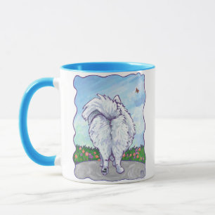 Taza Regalos y accesorios de Pomerania Blanca