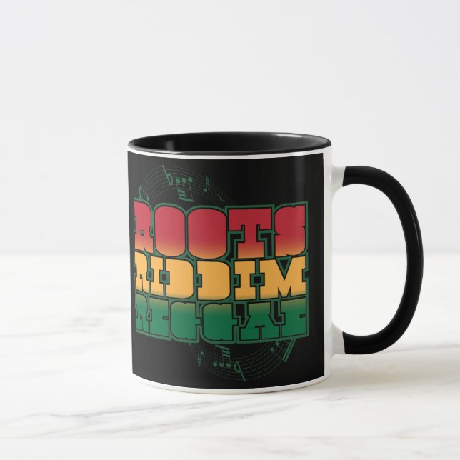 Taza Reggae de Riddim de las raíces (Derecha)