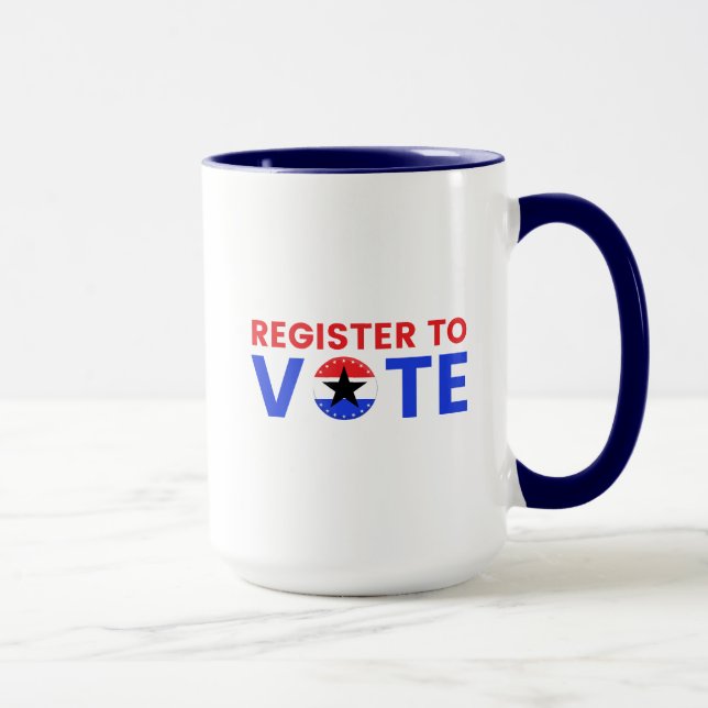 Taza Regístrate Para Votar A Los EEUU Elecciones 2024 (Derecha)
