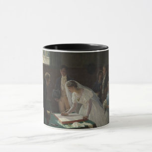 Taza Registro de Bodas (por Edmund Blair Leighton)