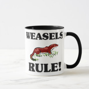 Taza ¡Regla de las COMADREJAS!