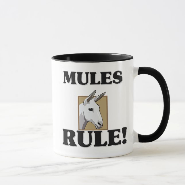 Taza ¡Regla de las MULAS! (Derecha)