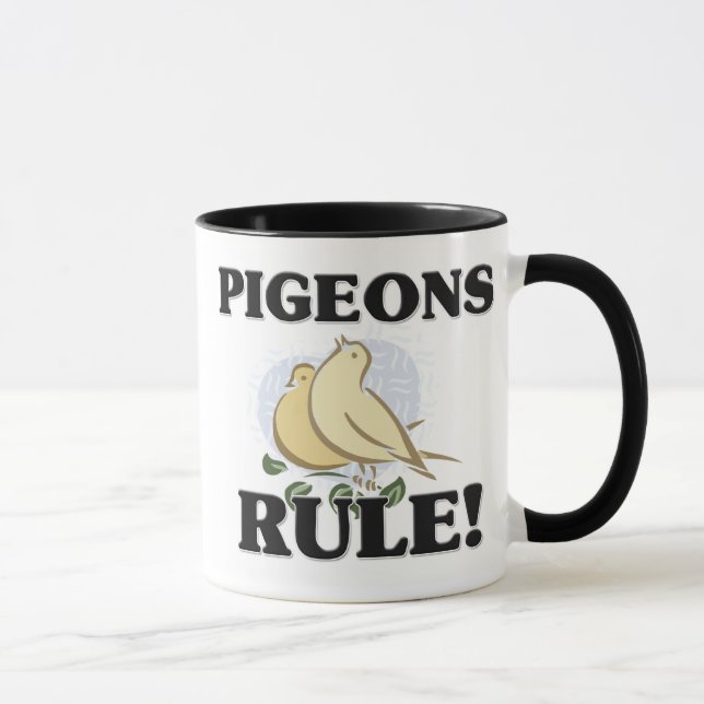 Taza ¡Regla de las PALOMAS! (Derecha)