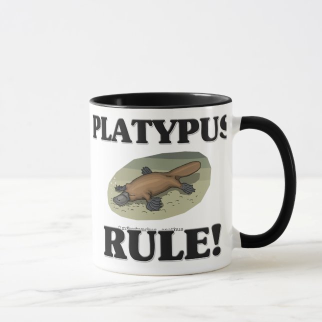 Taza ¡Regla de PLATYPUS! (Derecha)