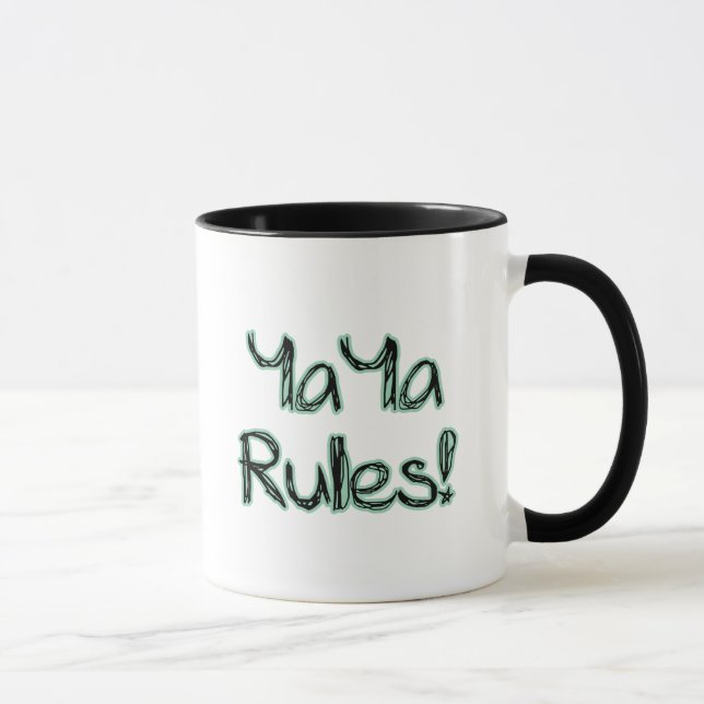 Taza ¡Reglas de YaYa! (Derecha)