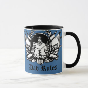 Taza ¡Reglas del papá!