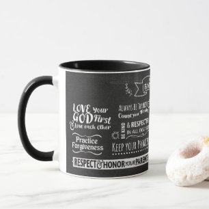 Taza Reglas familiares - Valores cristianos para vivir