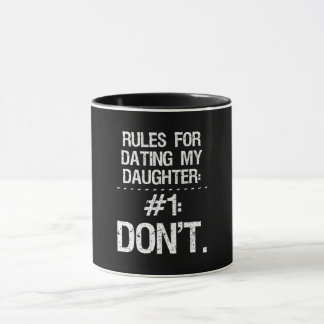 Taza Reglas para fechar a mi hija: #1 - ¡Don´t!