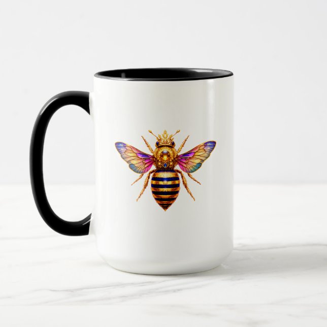 Taza Reina Abeja Con Corona (Izquierda)