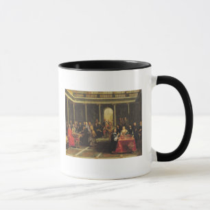 Taza Reina Christina de Suecia y de su corte