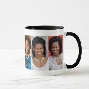 TAZA REINA DE LA MODA DE MICHELLE OBAMA EN INGLATERRA