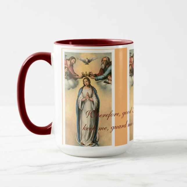 Taza Reina de la oración del cielo Mug (Izquierda)