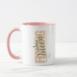 Taza Reina de la pesca | rosa militar