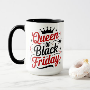 Taza Reina de las compras del Viernes Negro