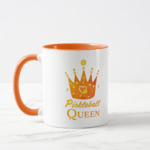 Taza Reina de Pickleball Estilo Vintage Años 70