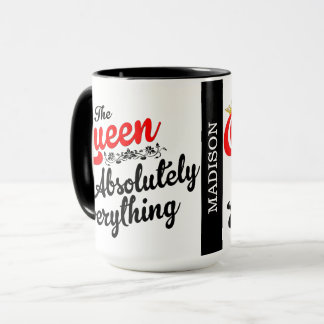 Taza Reina de todo Personalizado