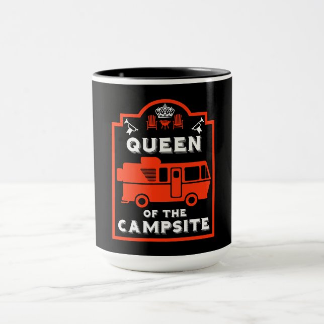 Taza Reina Del Campamento (Centro)