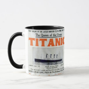 Taza Reina del Océano Titanic - White Star Line