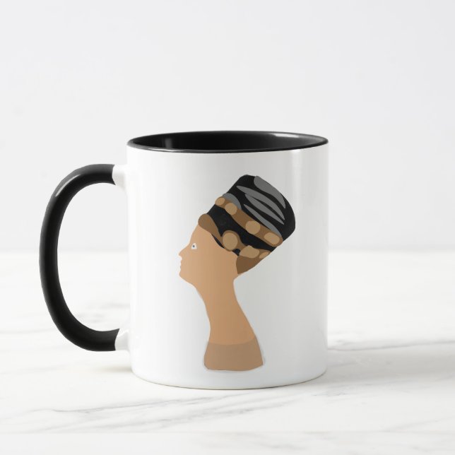 Taza Reina egipcia Nefertiti (Izquierda)