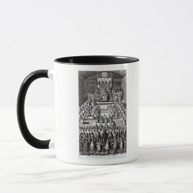 Taza Reina Elizabeth I y el parlamento (Izquierda)