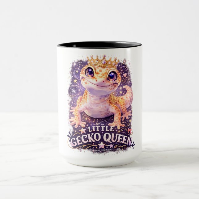 TAZA REINA PEQUEÑO GECKO. (Centro)