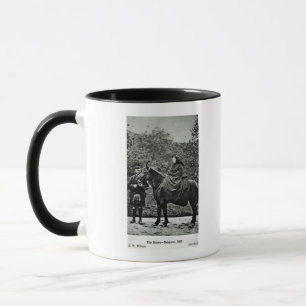 Taza Reina Victoria a caballo en el Balmoral, 1863