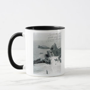 Taza Reina Victoria en la costa francesa