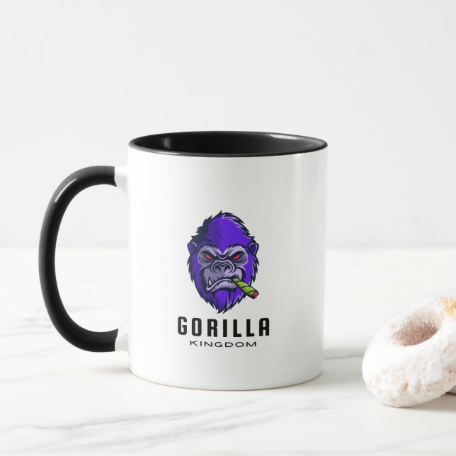 Taza Reino del Gorilla (Con donut)