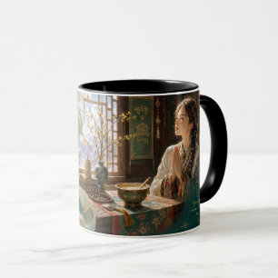 Taza Reino secreto oculto, rezando por bendiciones