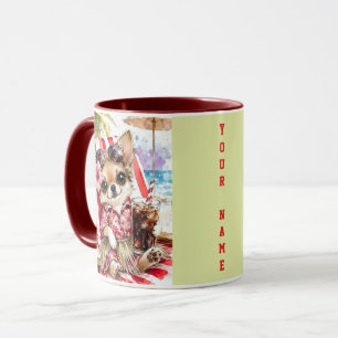 Taza Relajación en la playa de Chihuahua en vacaciones 