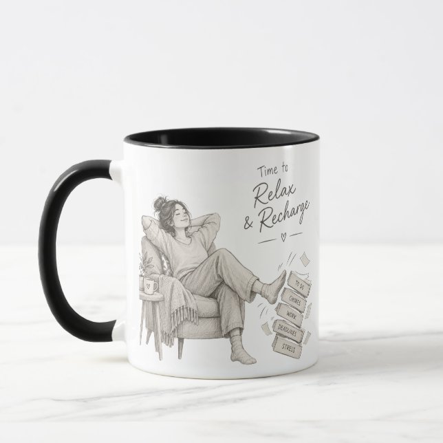 Taza Relajarse mod  (Izquierda)