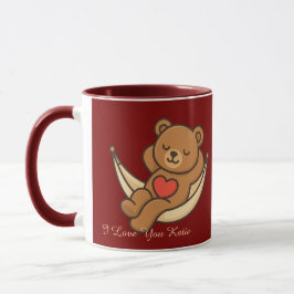 Taza Relaxing Teddy Bear Love Mug – Valentine Gift