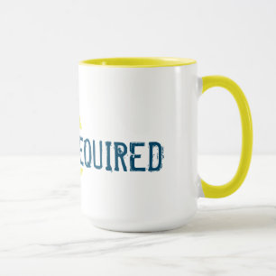 Taza RELLENAR EL ESTADO OBLIGACIÓN Colocación Amarilla