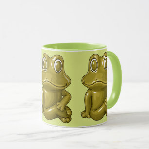 Taza Reloj de coche muscular clásico rojo