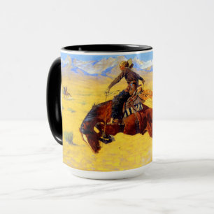 Taza Remington Viejo Oeste Caballo y Vaquero