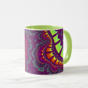Taza Remix púrpura arcoiris