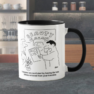 Taza Remoción de tatuajes en el tema del Salón de belle