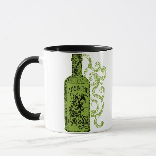 Taza Remolinos de la botella del ajenjo (Izquierda)