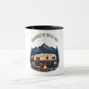 Taza Remolque de Camping 4 de Julio Montañas