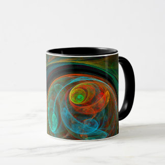Taza Renacimiento Azul Resumen Café Mug