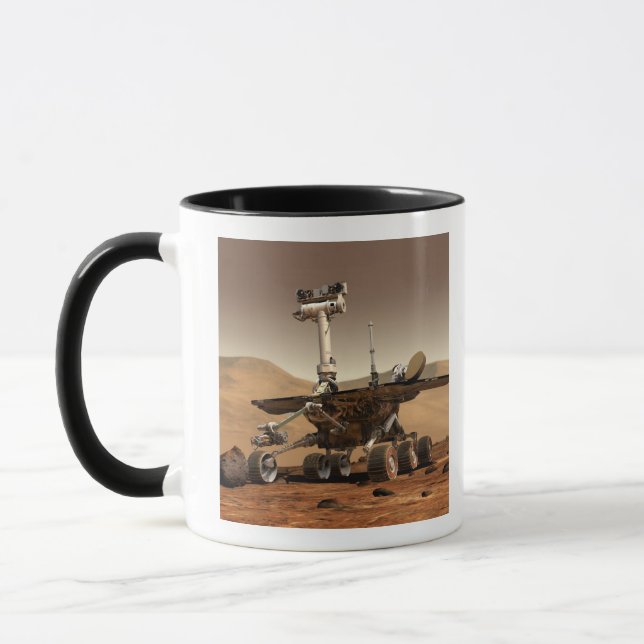 Taza Rendición artística de Mars Rover (Izquierda)