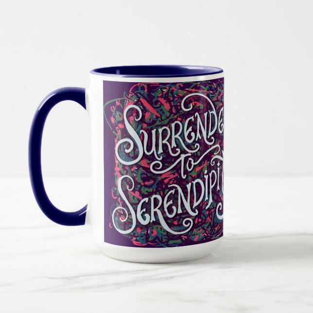 Taza Rendirse a la Serendipia (Izquierda)