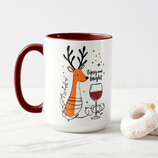 Taza Reno Borracho y Brillante