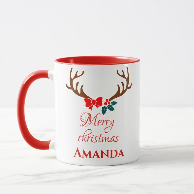 Taza Reno - Feliz Navidad (Izquierda)
