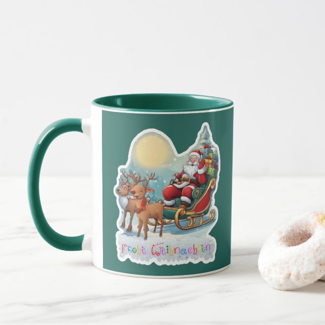 Taza Rentierschlitten mit Rudi -  (Con donut)