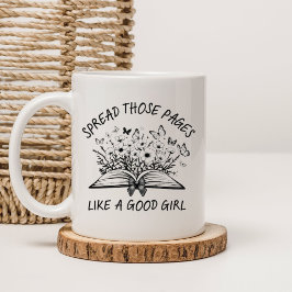 Taza Reparte esas páginas como una buena chica